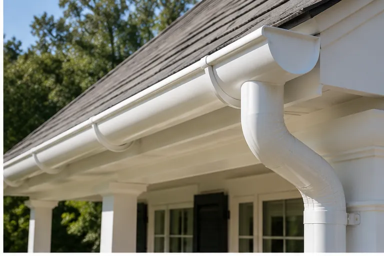 Half-Round Gutters example